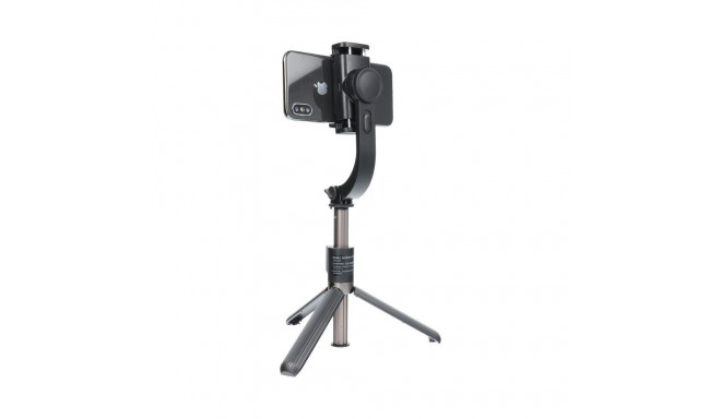 Combo selfie stick with tripod and remote control bluetooth GIMBAL STABILIZER black SSTR-L08