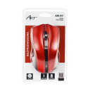 Art Optical wireless mouse USB AM-97 red