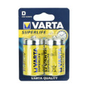 Zinc battery Varta Superlife R20 (D-Type) - 2 pieces