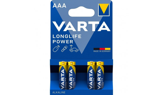VARTA alkaline battery R3 (AAA) Longlife Power 4 pcs