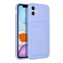Forcell kaitseümbris Card iPhone 11 violet