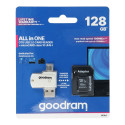 GOODRAM ALL IN ONE M1A4 - ccard reader with USB/micro USB socket + micro SD 128GB card