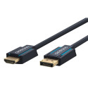 ClickTronic HQ OFC cable DisplayPort - HDMI type A, 4K@60Hz gold plated, 3D, M/M, 1m
