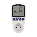 Meter power consumption, kW, kWh