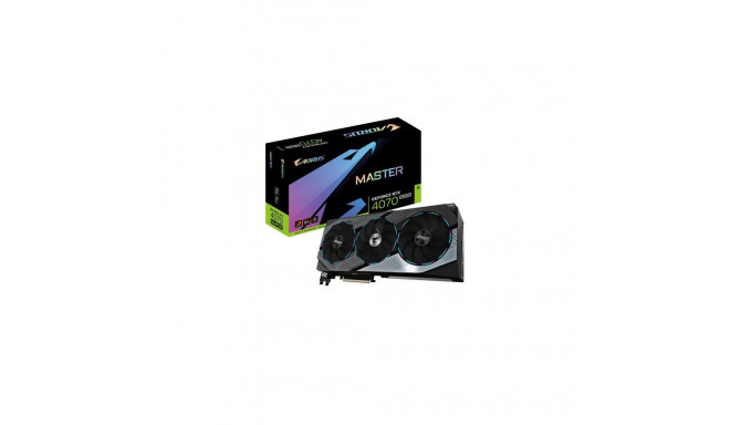 Gigabyte videokaart Aorus GeForce RTX 4070 Super Master 12G NVIDIA 12GB GDDR6X