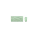 Trust Lyra keyboard Mouse included RF Wireless + Bluetooth QWERTY US English Green