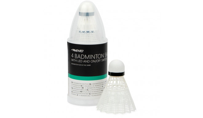 Badminton shuttles in tube AVENTO 46SG LED 4 pcs