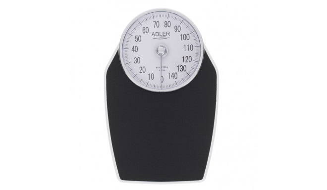 Adler Mechanical Bathroom Scale AD 8177 Maximum weight (capacity) 150 kg, Accuracy 1000 g, Black