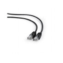 Gembird PATCH CABLE CAT5E UTP 0.25M/BLACK PP12-0.25M/BK