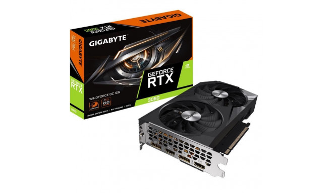 Gigabyte Graphics Card||NVIDIA GeForce RTX 3060|12 GB|GDDR6|192 bit|PCIE 4.0 16x|Memory 15000 MHz|GP