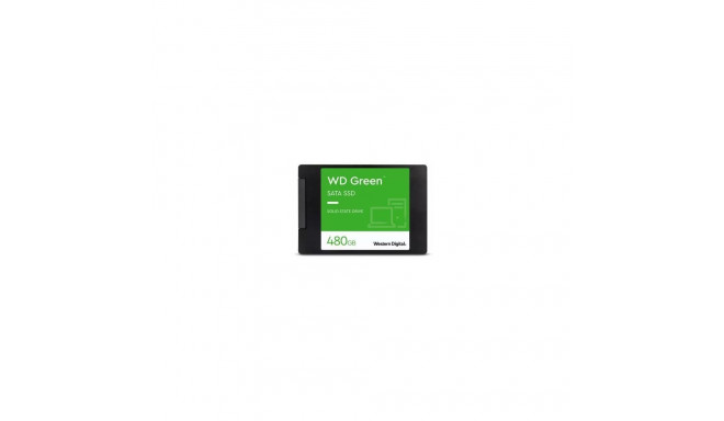 Western Digital SSD||Green|480GB|SATA 3.0|SLC|Read speed 545 MBytes/sec|2,5"|MTBF 1000000 hours|WDS4