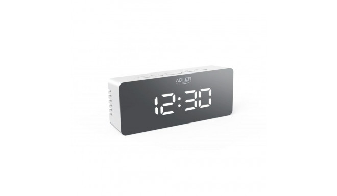 Adler Alarm Clock AD 1189W White