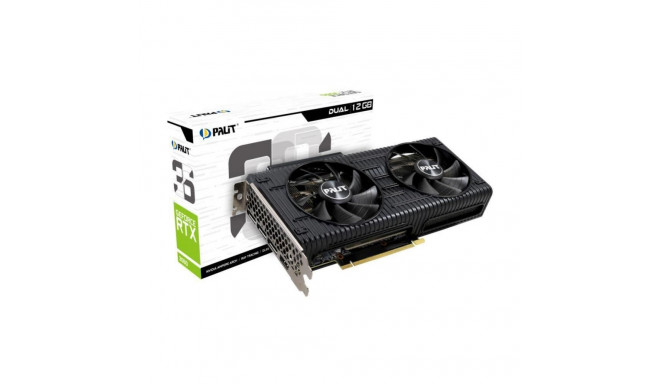 Palit graphics card NVIDIA GeForce RTX 3060 12GB 192bit PCIE 4.0 16x GDDR6 GPU 1320MHz Dual Slot