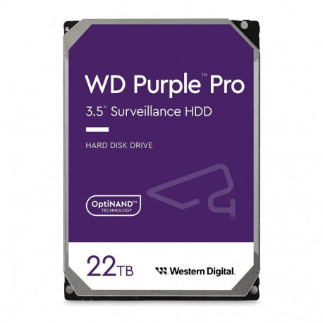Western Digital HDD||Purple Pro|22TB|SATA|512 MB|7200 rpm|3,5"|WD221PURP