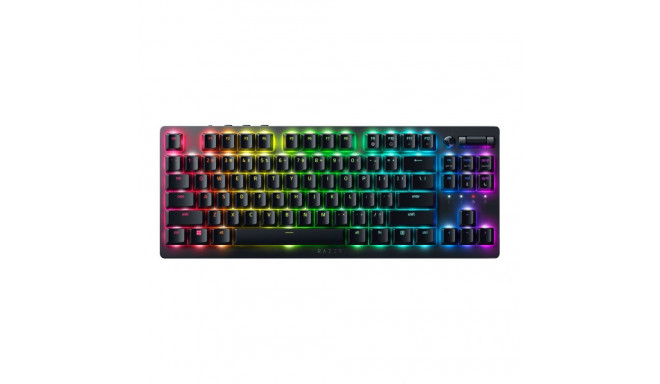 Razer Gaming Keyboard Deathstalker V2 Pro Tenkeyless RGB LED light, US, Wireless, Black, Optical Swi