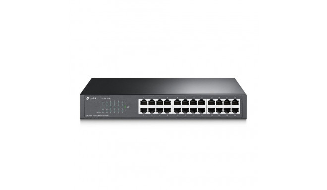 TP-Link Switch TL-SF1024D Unmanaged, Desktop/Rackmountable, 10/100 Mbps (RJ-45) ports quantity 24