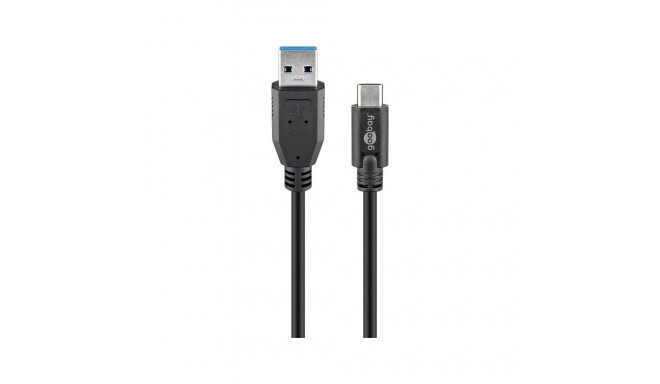 Goobay Sync&Charge Super Speed USB-C to USB A 3.0 charging cable 67999 Round cable, USB-C male, 