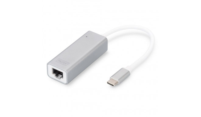 Digitus USB Type C 3.0 Gigabit Ethernet Adapter 10/100/1000 Mbps DN-3024
