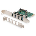 Digitus USB 3.0, 4 Port, PCI Express Add-On card 4 Ports A/F External, VL805 chipset DS-30221-1