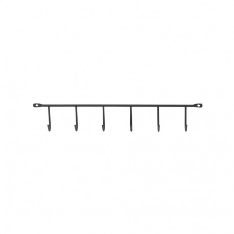 HANGER 6 konksu 370X59X39 must 0309560