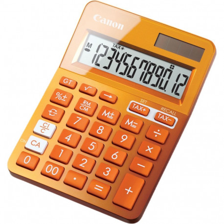 Desktop calculator CANON LS-123 orange 12-digit