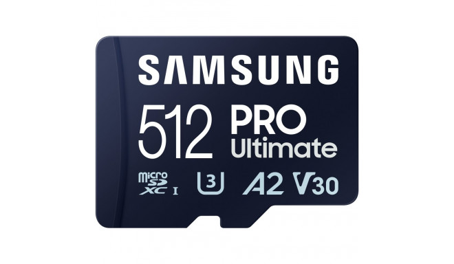 "CARD 512GB Samsung PRO Ultimate microSDXC UHS-I inkl. Adapter"