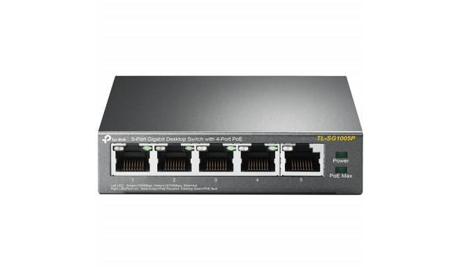 "5P TP-Link SG1005P Metall mit 4 PoE-Ports"