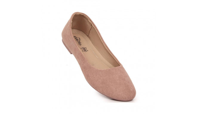 eVento W EVE205C suede ballerinas, dirty pink (37)