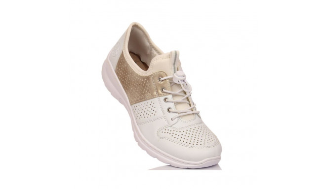 Comfortable Rieker W L3254-80 shoes, white (37)