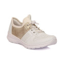 Comfortable Rieker W L3254-80 shoes, white (42)