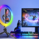 Ring Lamp RGB 26cm with tripod