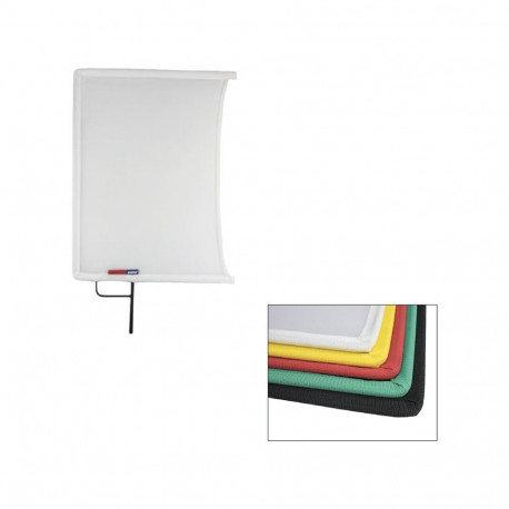 Kupo avatud raam KT-2436ODWB 24"x36" topelt võrk, valge