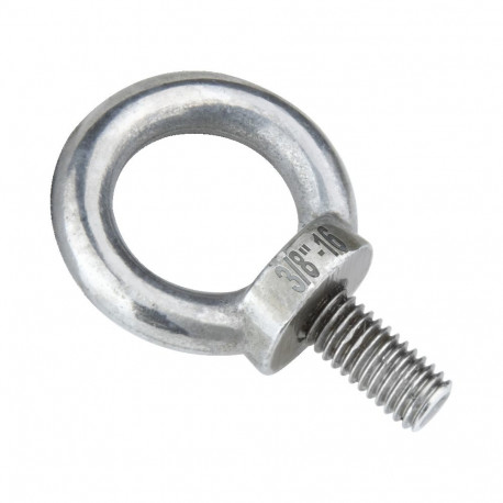 Kupo KS-155L Ring Bolt 3/8"-16 X 20mm Stainless Steel, Long Thread