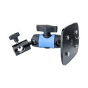KUPO KCP-421 MOUNTING PLATE W/ SUPER KNUCKLE BABY RECEIVER