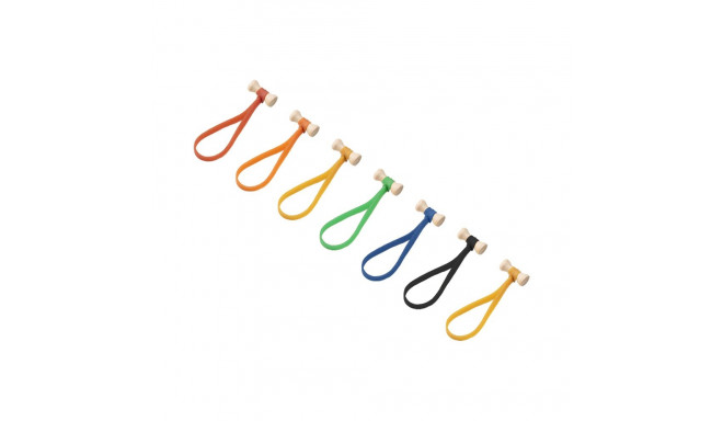 Kupo Elastic Cable tie 5" -10pcs Mixed color