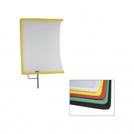 Kupo avatud raamiga varjutaja KT-2436OW 24x36" tehissiid, valge