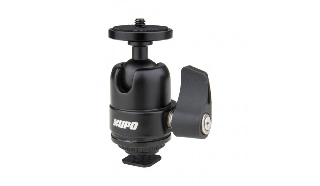 KUPO KS-CB07 MIDI BALL HEAD WITH HOT SHOE MOUNT