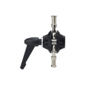 KUPO KS-103 DOUBLE BALL JOINT ADAPTER WITH DUAL 5/8" (16MM) STUDS