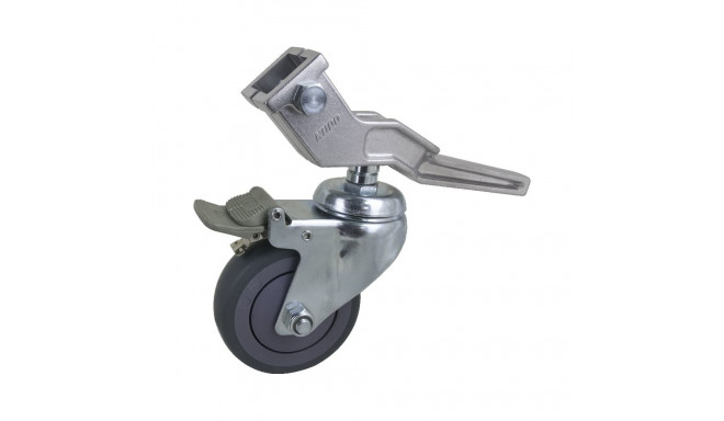 Kupo KC-100G 100mm Caster with Brake 30mm Square Adapter Set of Three