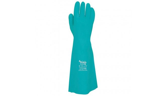 Work Gloves JUBA Green Satin finish Nitrile Pool - 10