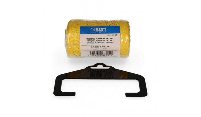 Braided rope EDM 87831 Yellow polypropylene