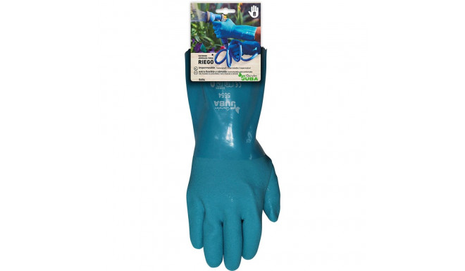 Work Gloves JUBA Garden Blue Cotton PVC - 7