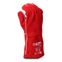 Work Gloves EDM Welders Red Cotton Suede Kevlar - 10