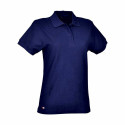 Polo Cofra Giza Lady Navy Blue 100% cotton - M