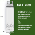 SIGG drinking bottle Total Clear One MyPlanet "Anthracite" 0.75L (transparent/grey, one-hand closure