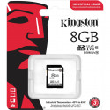 Kingston Industrial 8GB SDHC Memory Card (Black, UHS-I U3, Class 10, V30, A1)