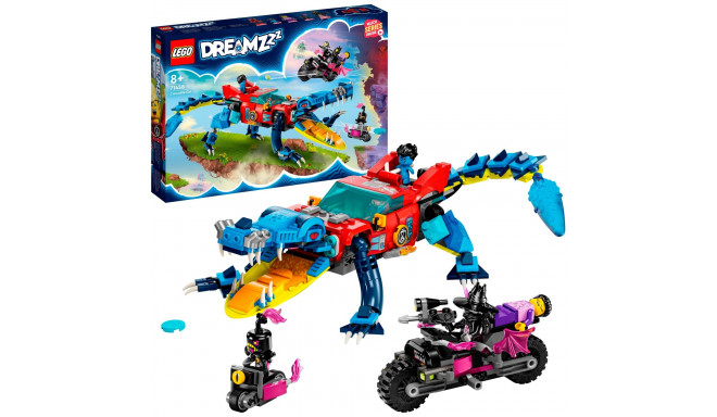 LEGO 71458 DREAMZzz Crocodile Car Construction Toy