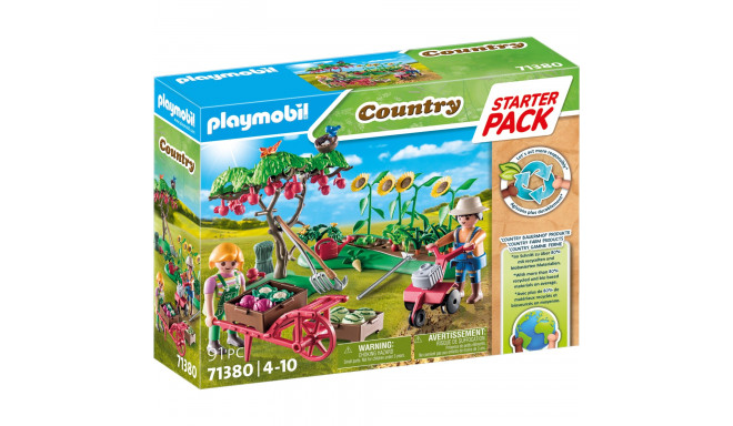 PLAYMOBIL 71380 Country Starter Pack Farm Vegetable Garden Construction Toy