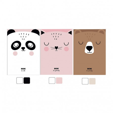 Kaustik B6 32 lehte 90g BEBE Freinds G assortii, Interdruk