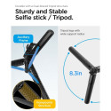 SPIGEN S560W BLUETOOTH SELFIE STICK TRIPOD BLACK